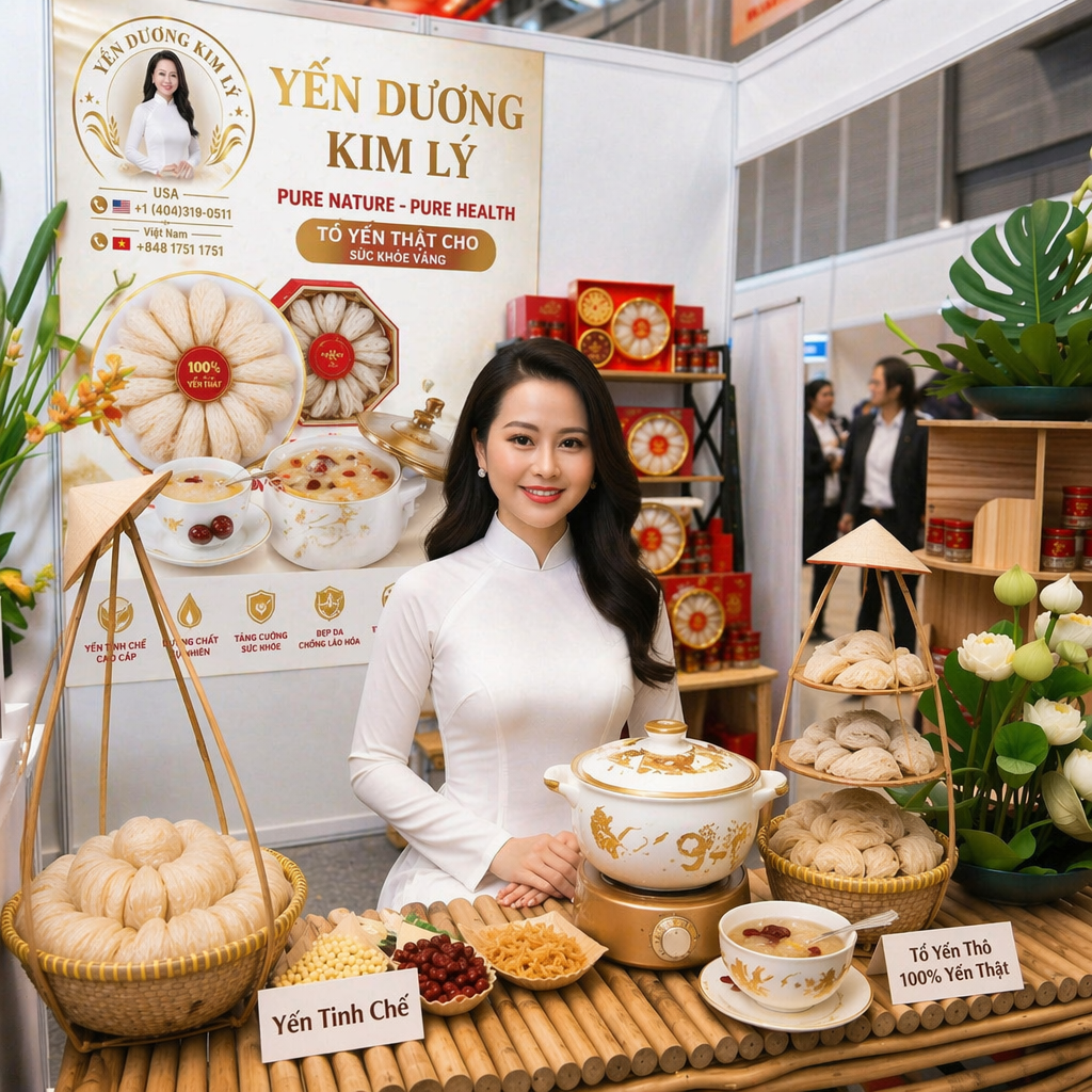Yến Dương Kim Lý — Yến sào cao cấp 100% nguyên chất